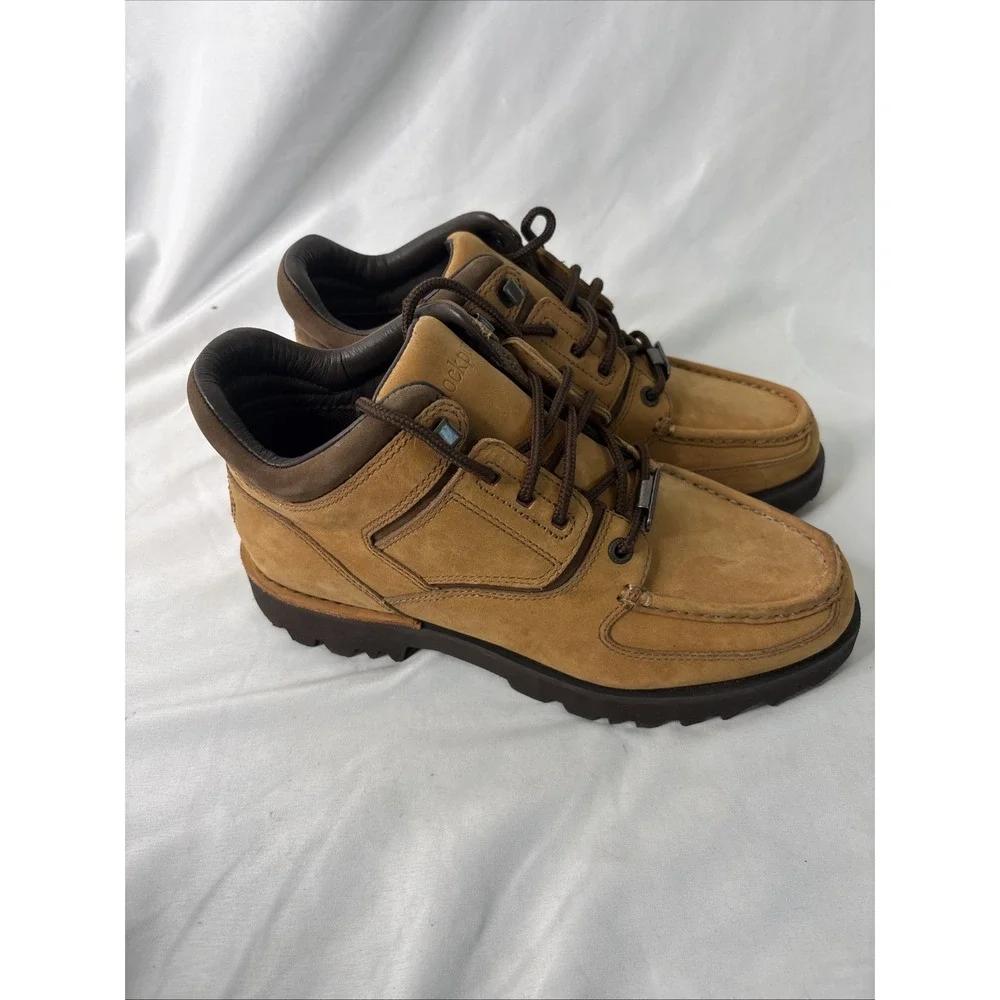 Rockport XCS Umbwe II Trail Boots Men's 8M Wheat Tan Leather Waterproof Hiking